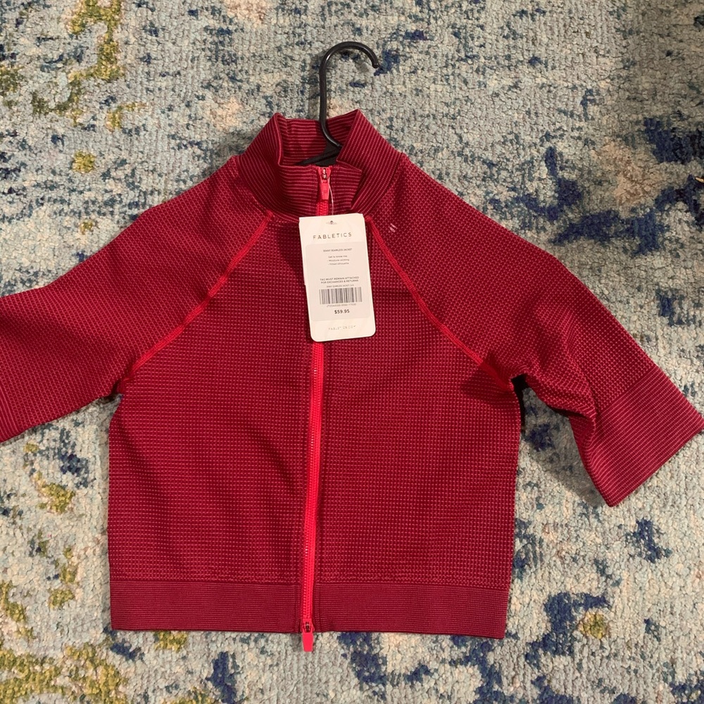 Fabletics zipper top brand new